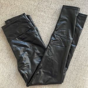 Size Small H&M Black Leather Leggings